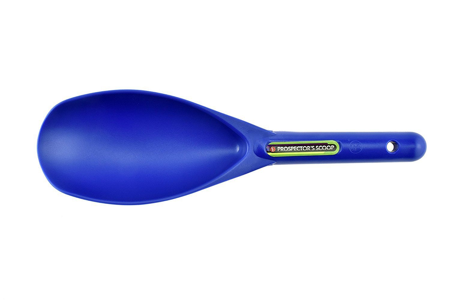 12.5 Inch Heavy Duty Plastic Body Prospector's Sand Scoop- Blue