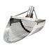 T-Rex 9.5" Wide Wet Stainless Steel Sand Scoop with 3/8” Holes