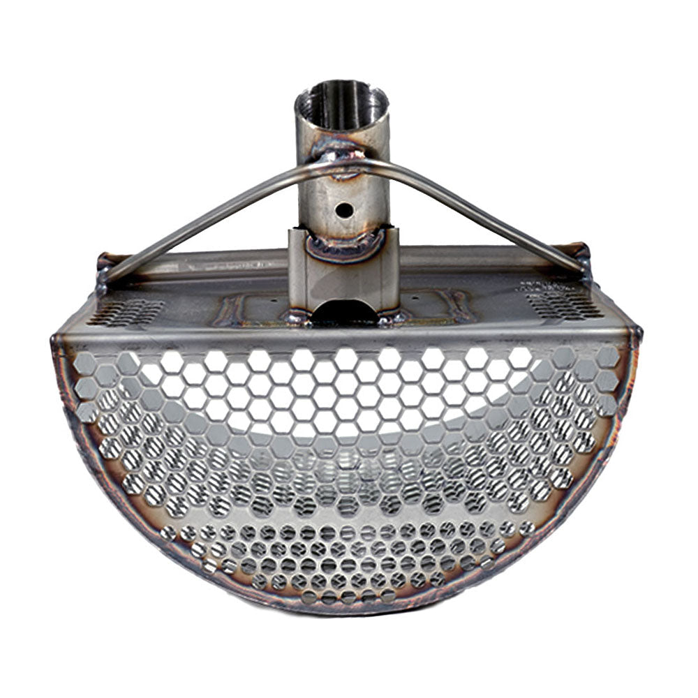 T-Rex 9.5" Wide Wet Stainless Steel Sand Scoop with 3/8” Holes