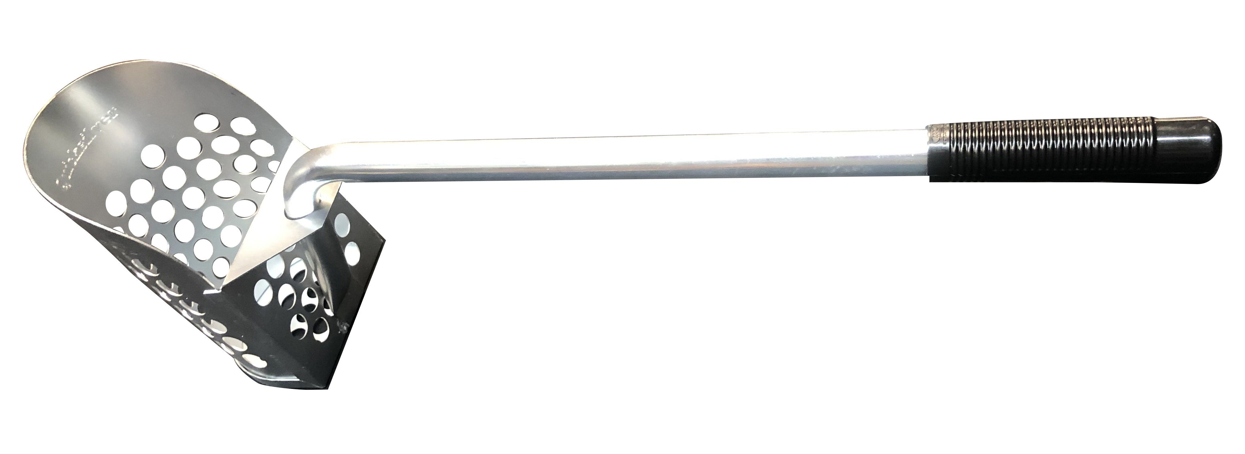 quicksilver galvanized sand scoop for metal detecting travel scoop 24" long