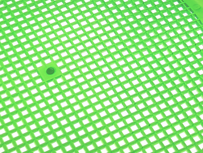 8.5" Plastic Sand Sifting Pans in Mesh Bag,36 Holes Per Inch, - 4 Color Choices